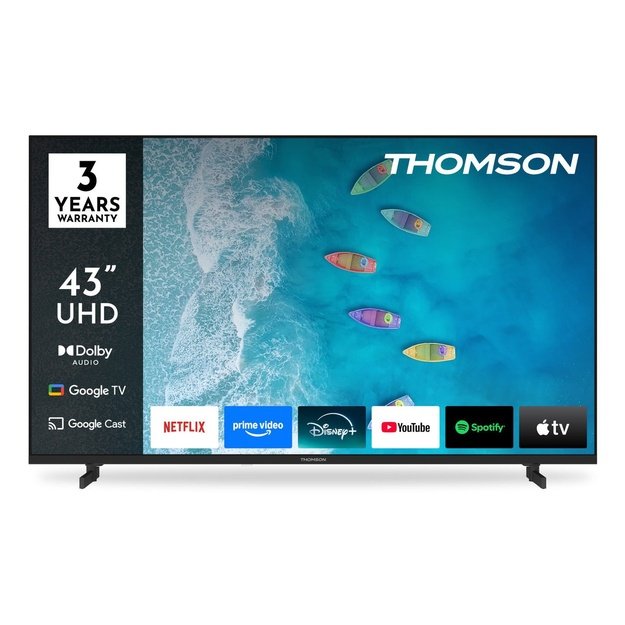 Thomson 43UG4S15 TV 109.2 cm (43 ) 4K Ultra HD Smart TV Wi-Fi Black