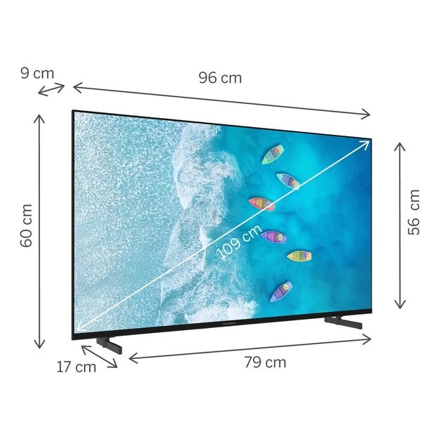 Thomson 43UG4S15 TV 109.2 cm (43 ) 4K Ultra HD Smart TV Wi-Fi Black