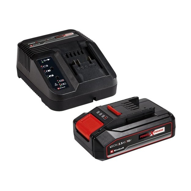 Akumuliatoriaus ir kroviklio komplektas EINHELL 4512097, 18V, 2,5 Ah, Li-ion