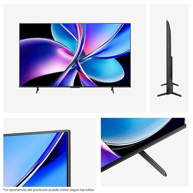 Hisense 65E7Q PRO 165.1 cm (65 ) 4K Ultra HD Smart TV Wi-Fi Black 385 cd/m&sup2;
