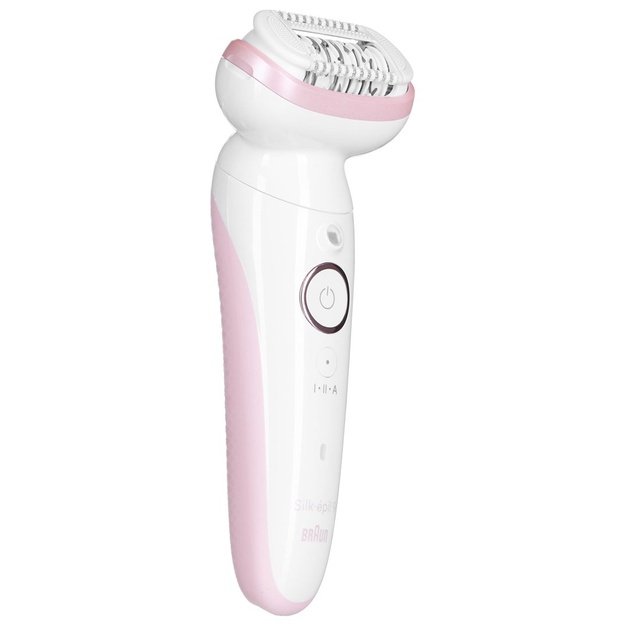 Braun Epilator | SES9000 Silk-epil 9 SkinSpa | Operating time (max) 50 min | Number of power levels 2 | Wet & Dry | White