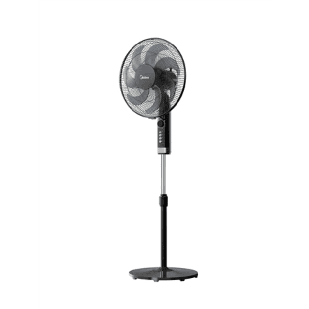 Midea MFS402M0BPK | Stand Fan | 50 W | Diameter 40 cm | Number of speeds 3 | Oscillation | Black