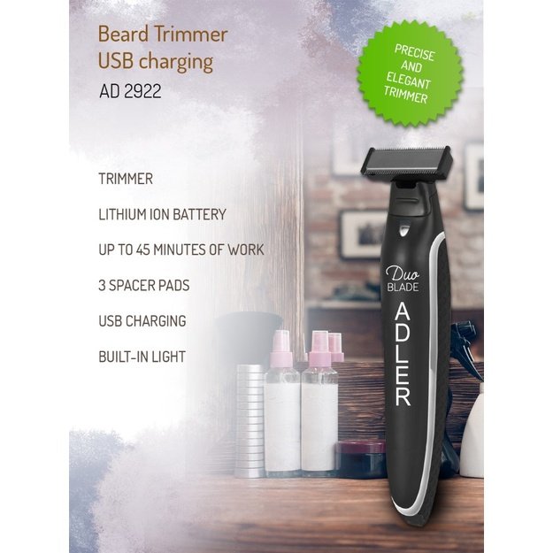 Barzdos trimeris ADLER AD-2922