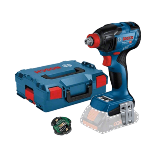 Akumuliatorinis smūginis suktuvas/veržliasukis BOSCH GDX 18V-210C, GCY 42
