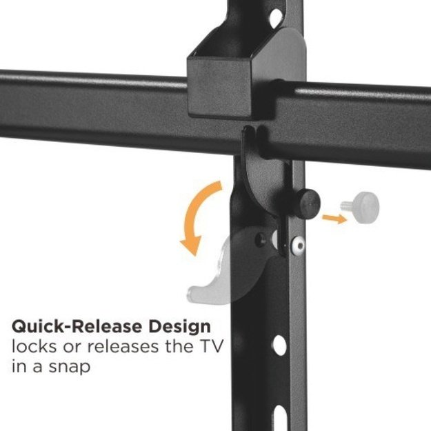 TECHLY Wall Bracket Extendable Arm up to 1015 mm for LCD 43-80inch Black