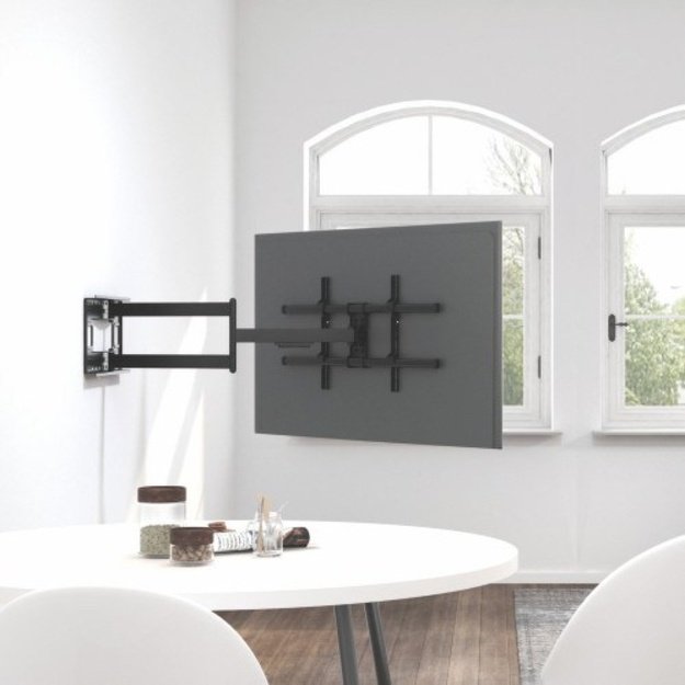 TECHLY Wall Bracket Extendable Arm up to 1015 mm for LCD 43-80inch Black