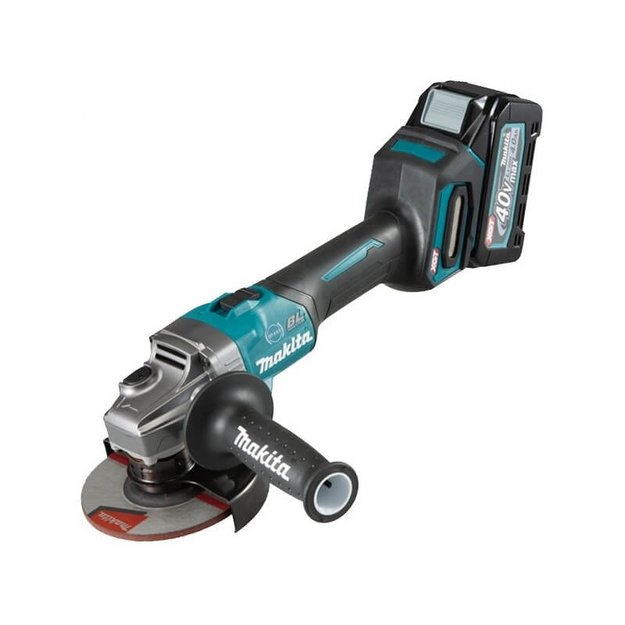 Akumuliatorinis kampinis &scaron;lifuoklis MAKITA GA023GM201 40V Max XGT