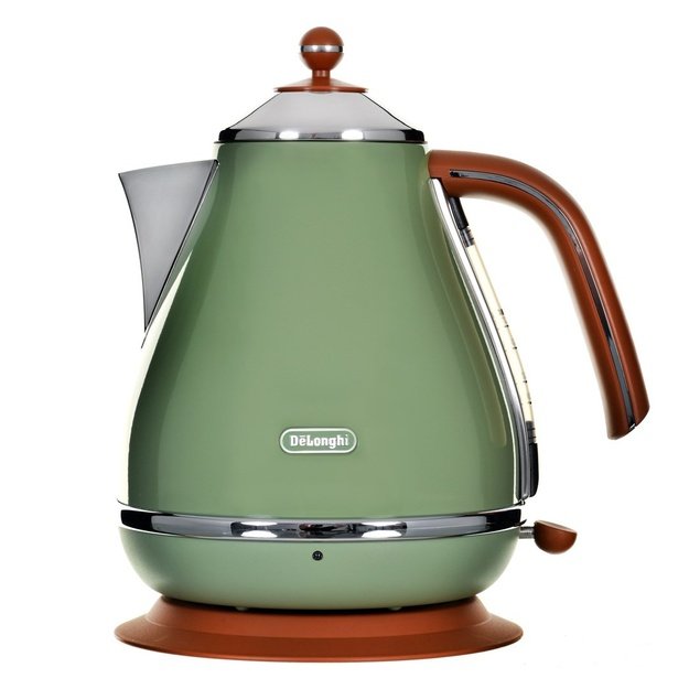 Delonghi | Kettle | KBOV 2001.GR | Electric | 2000 W | 1.7 L | 360&deg; rotational base | Green