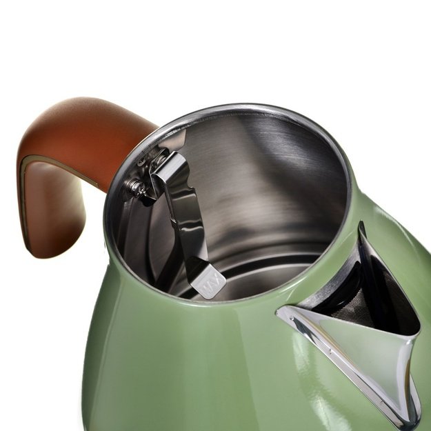 Delonghi | Kettle | KBOV 2001.GR | Electric | 2000 W | 1.7 L | 360&deg; rotational base | Green