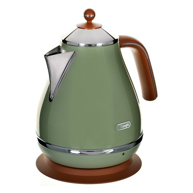 Delonghi | Kettle | KBOV 2001.GR | Electric | 2000 W | 1.7 L | 360&deg; rotational base | Green