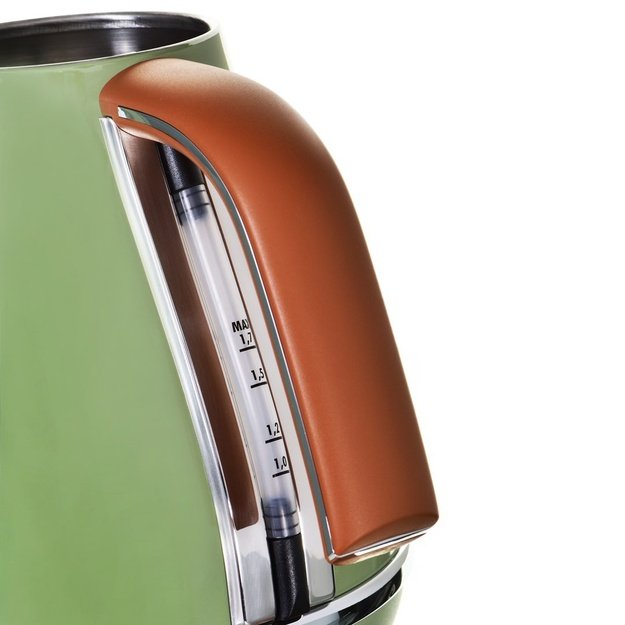 Delonghi | Kettle | KBOV 2001.GR | Electric | 2000 W | 1.7 L | 360&deg; rotational base | Green