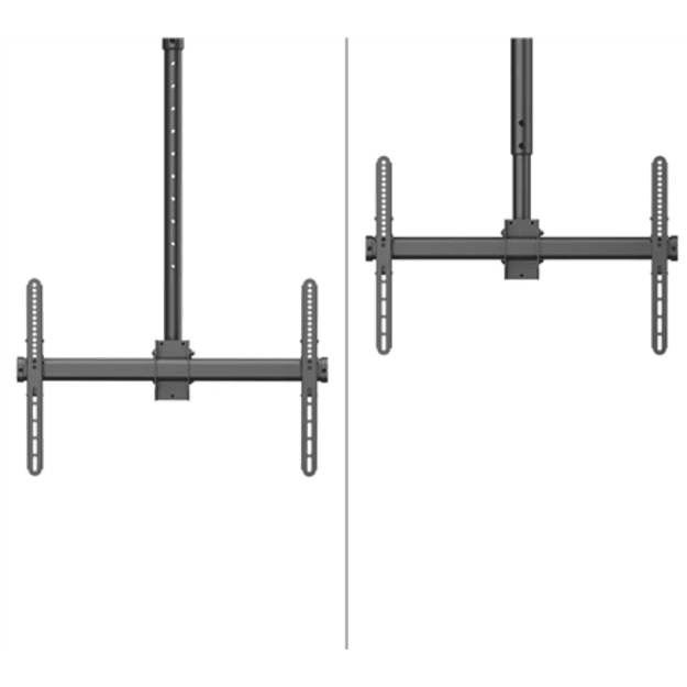 Neomounts CL35-440BL16XL Monitor/TV mount ceiling 37-70  - h 250-300 cm