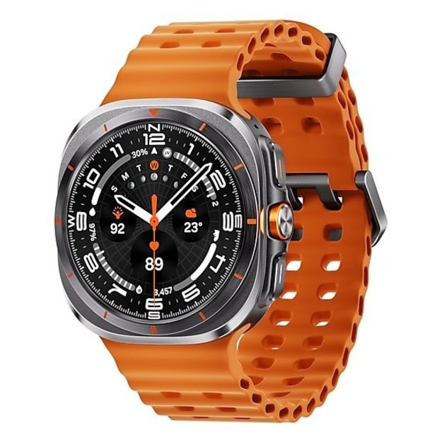 Samsung Galaxy Watch Ultra 3.81 cm (1.5 ) AMOLED 47 mm Digital 480 x 480 pixels Touchscreen 4G Grey, Titanium Wi-Fi GPS