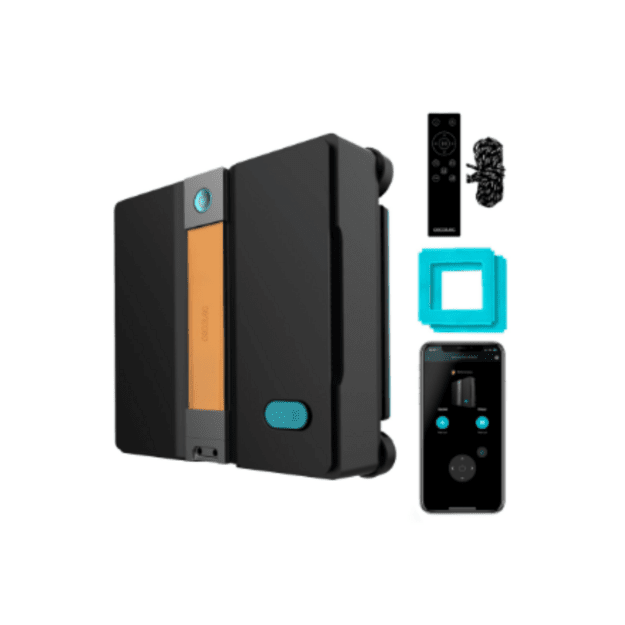 Cecotec Windows Cleaning Robot | Conga Windroid W50 Double Spray | Corded | Black