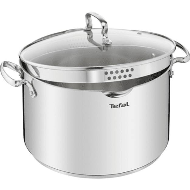 TEFAL | Pot | G7196455 Duetto+ | Stainless steel | Dishwasher proof | Lid included | Stainless steel