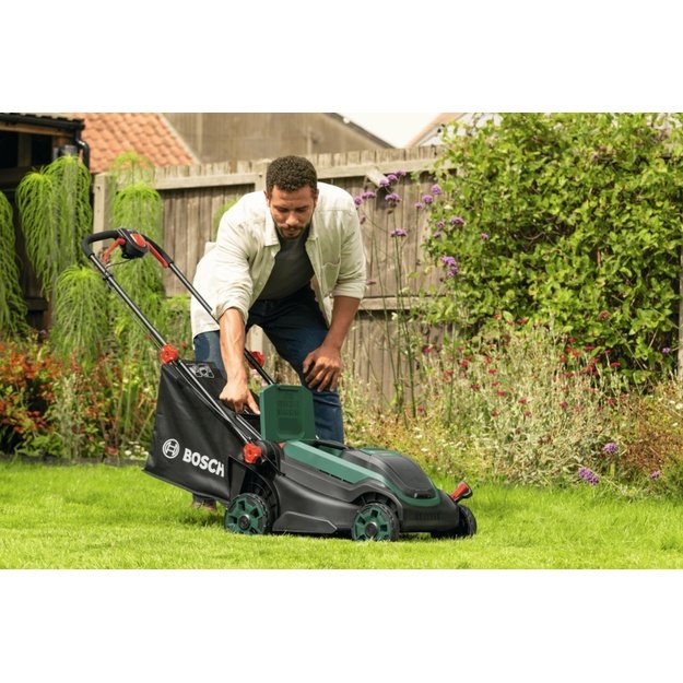 Vejapjovė Bosch Rotak 18V2-38, 2x4Ah, 06008B9M00