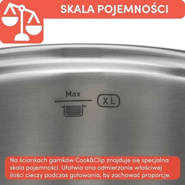 Cookware set TEFAL Cook & Clip 10 pcs G723SA74
