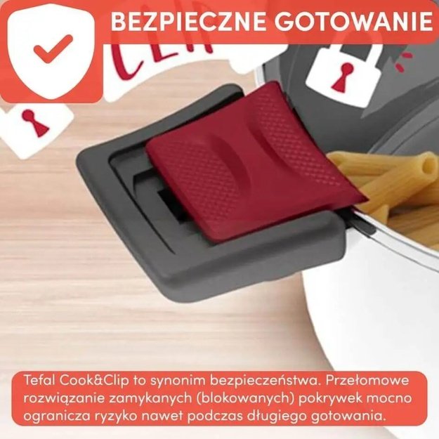 Cookware set TEFAL Cook & Clip 10 pcs G723SA74