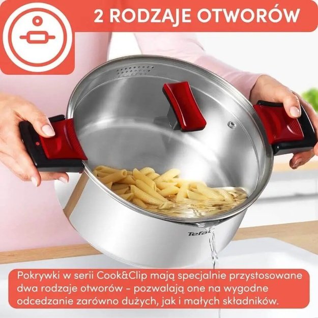 Cookware set TEFAL Cook & Clip 10 pcs G723SA74