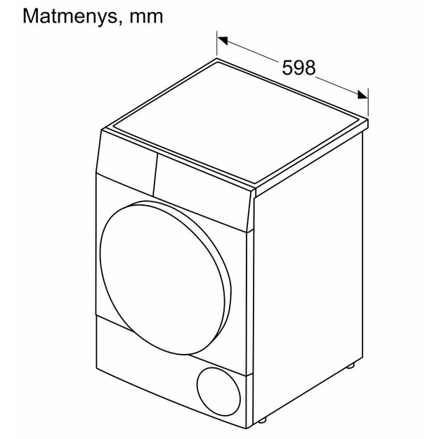 Džiovyklė Bosch WQK2420LSN