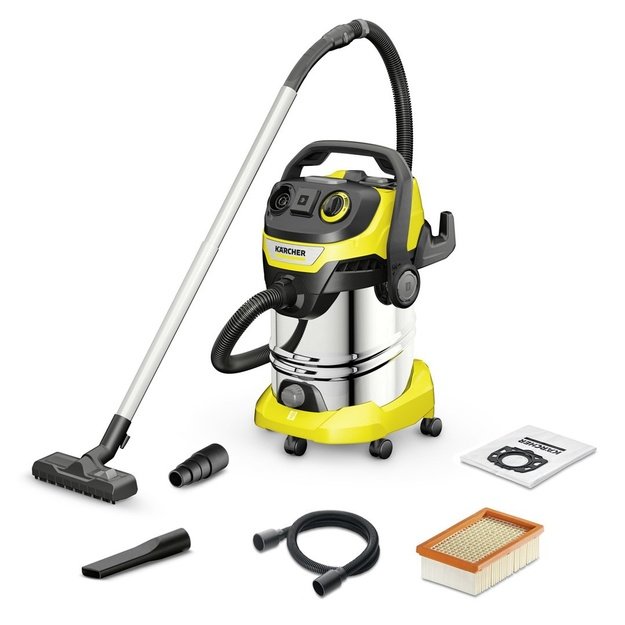 K&auml;rcher WD 6 P S V-30/6/22/T Black, Stainless steel, Yellow 30 L 1300 W