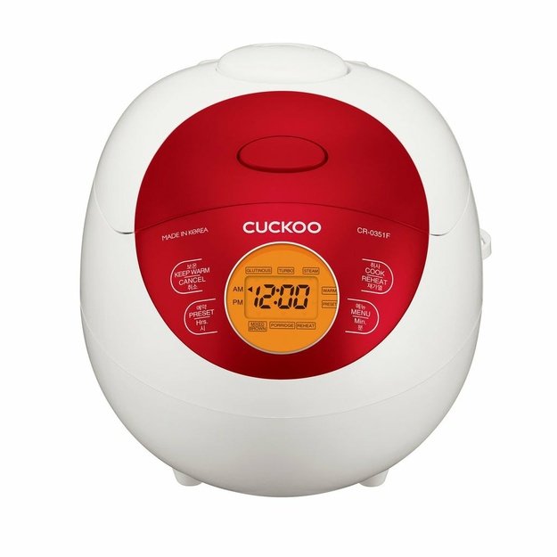 Cuckoo Rice Cooker 0.54l CR-0351F with 3D Heating System and Keep Warm Function