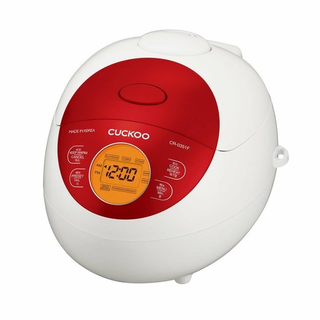 Cuckoo Rice Cooker 0.54l CR-0351F with 3D Heating System and Keep Warm Function
