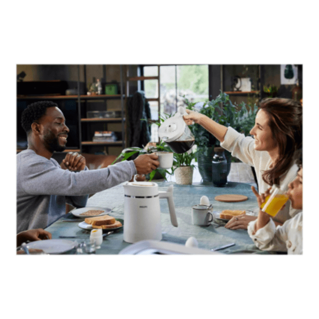 Philips | Coffee Machine | Eco Conscious Edition HD5120/00 | Pump pressure 15 bar | Drip | 1000 W | White