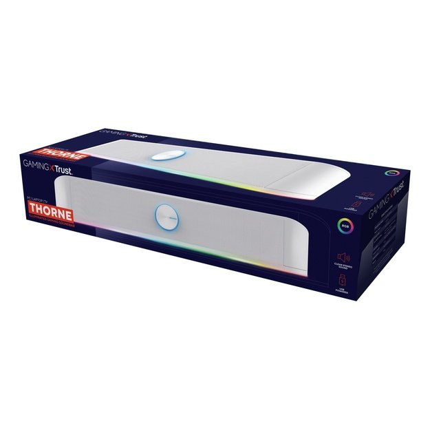 Trust RGB Illuminated Soundbar GXT 619W Thorne