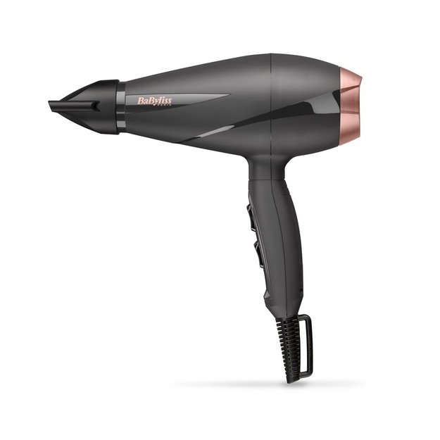 BaByliss 6709DE hair dryer Black, Pink gold 2100 W