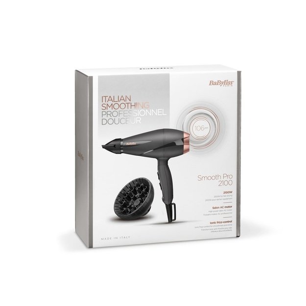 BaByliss 6709DE hair dryer Black, Pink gold 2100 W