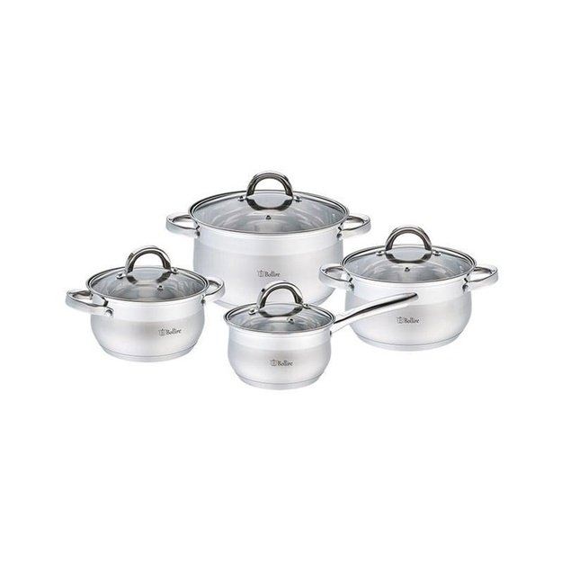 POT SET 8PCS MONZA BR-4008