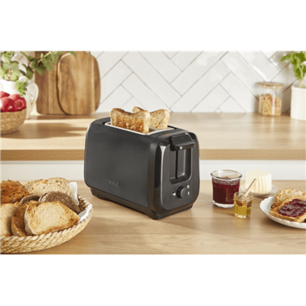 TEFAL Subito TT5S18E0 | Number of slots 2 | Power 1200 W | Black | Housing material Stainless steel/Plastic