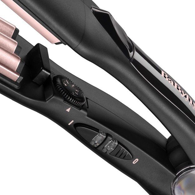 BaByliss The Crimper Texturizing iron Warm Black,Pink 1.8 m
