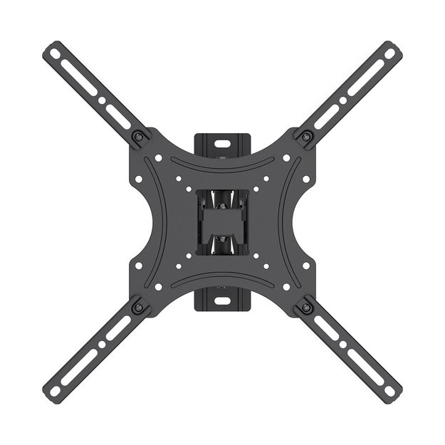 Maclean TV Mount / Bracket, max VESA 400x400, 32-55 , up to 25 kg, black, tilt adjustment 0&deg;&ndash;-15&deg; and swivel adjustment