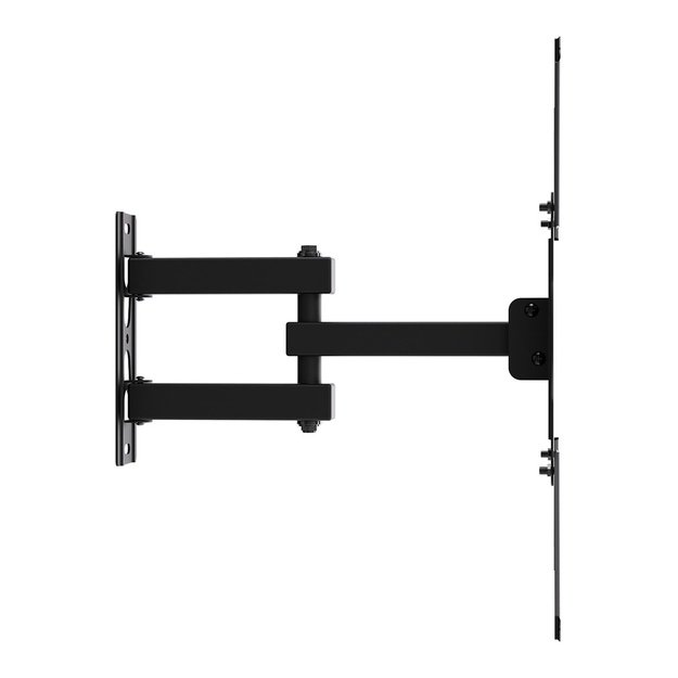 Maclean TV Mount / Bracket, max VESA 400x400, 32-55 , up to 25 kg, black, tilt adjustment 0&deg;&ndash;-15&deg; and swivel adjustment