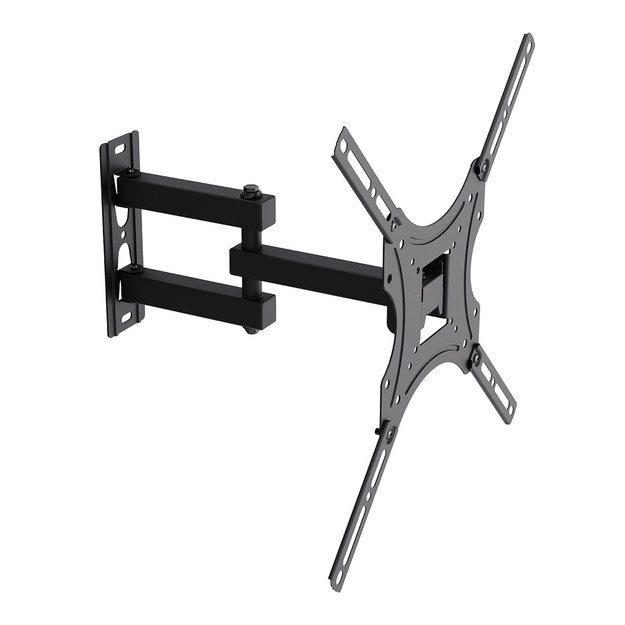 Maclean TV Mount / Bracket, max VESA 400x400, 32-55 , up to 25 kg, black, tilt adjustment 0&deg;&ndash;-15&deg; and swivel adjustment