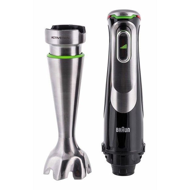 Braun | Hand Blender | MQ9135XI MultiQuick 9 | Hand Blender | 1200 W | Number of speeds 3 | Black/Stainless Steel