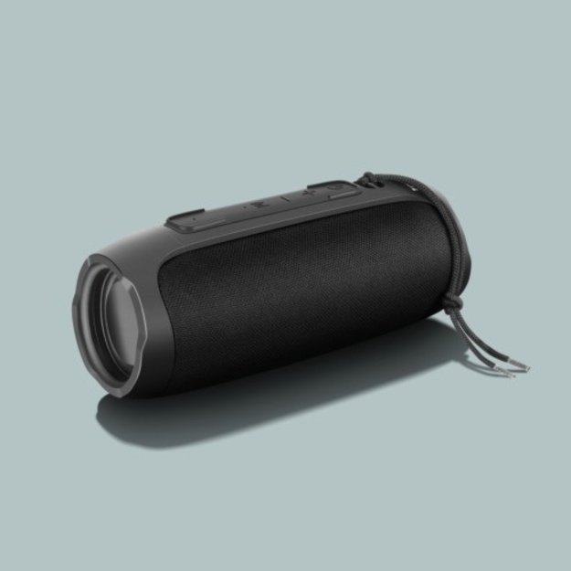 Bluetooth kolonėlė STREETZ, 2x10W, AUX, micro SD lizdas, juoda / S350-BLK / 6612034