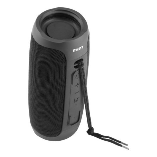 Bluetooth kolonėlė STREETZ, 2x10W, AUX, micro SD lizdas, juoda / S350-BLK / 6612034