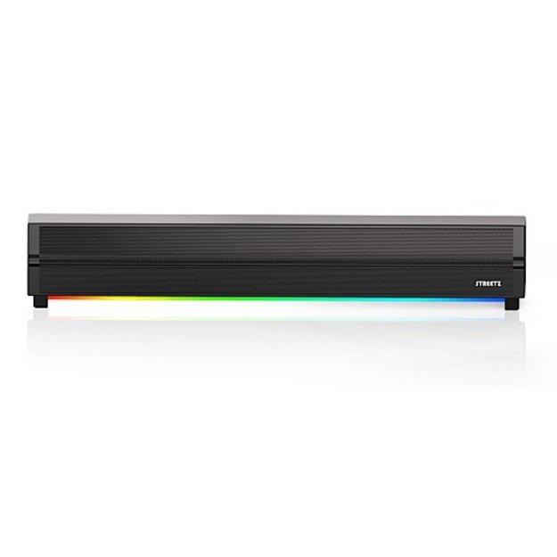 Bluetooth kolonėlė STREETZ, su RGB, micro SD / SB100-BLK / 6612035