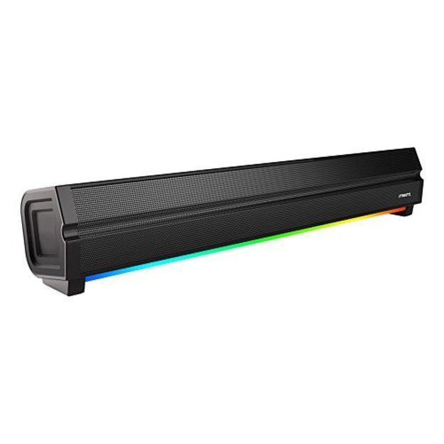 Bluetooth kolonėlė STREETZ, su RGB, micro SD / SB100-BLK / 6612035
