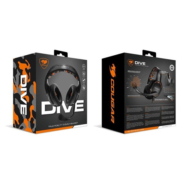 COUGAR Dive Headset Wired Head-band Gaming Black