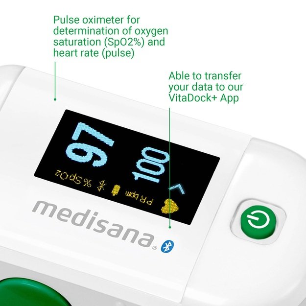 Pulsoksimetras Medisana PM 100 Connect