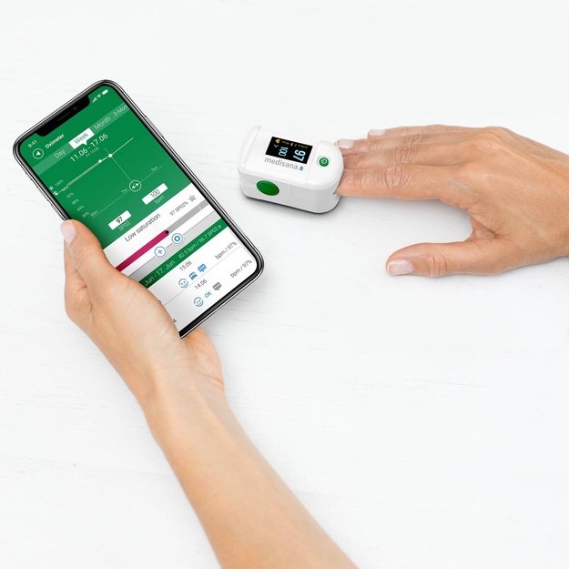 Pulsoksimetras Medisana PM 100 Connect