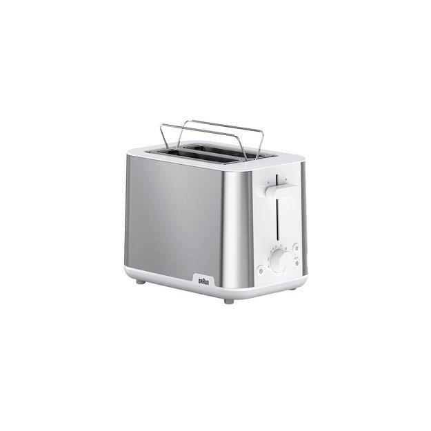 Toster Braun HT 1510 8 2 slice(s) 900 W Stainless steel, White