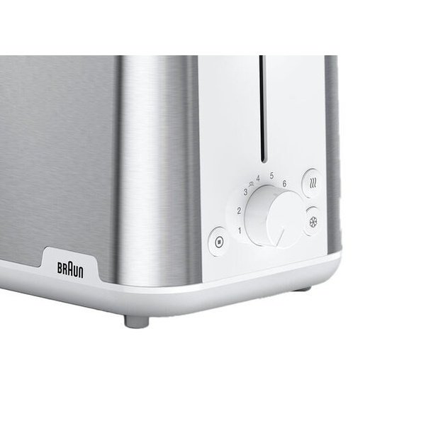 Toster Braun HT 1510 8 2 slice(s) 900 W Stainless steel, White