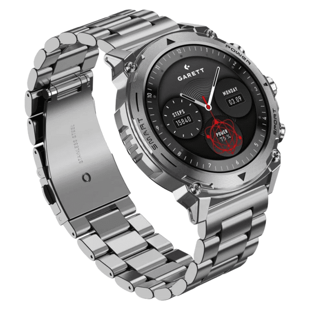 Garett Atom Smartwatch Silver Steel
