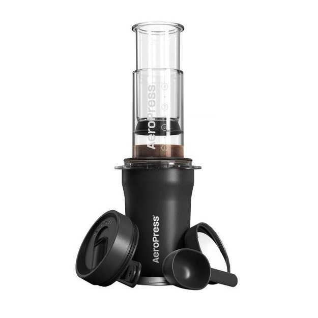 Coffee maker Go Plus with thermal mug black AeroPress