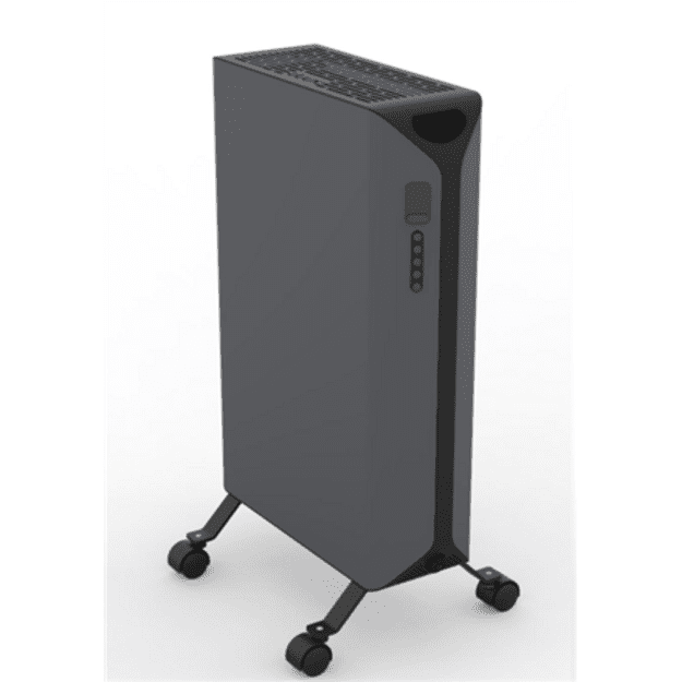 Duux Edge Oil Heater | Oil Heater | 2000 W | Suitable for rooms up to 20 m&sup2; | Gray